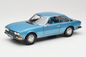 Peugeot 504 Coupe Blå Norev 1:18 184755 Metal