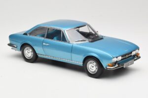 Peugeot 504 Coupe Blå Norev 1:18 184755 Metal — billede 6 af 8