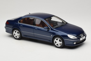 Peugeot 607 Phase II 3.0 V6 Blå Otto 1:18 OT485 Resin — billede 4 af 6
