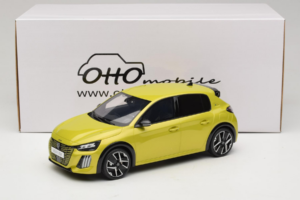 Peugeot E-208 GT Jaune Agueda Otto 1:18 OT1164 Resin — billede 6 af 6