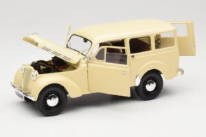 Peugeot Partner Moka Brown Norev 1:18 184894 Metal — billede 2 af 8