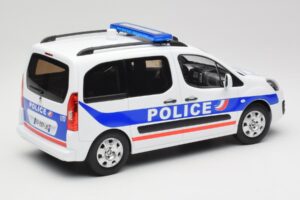 Peugeot Partner Police Blå Norev 1:18 184891 Metal — billede 2 af 6