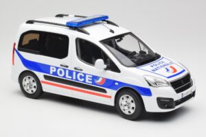 Peugeot Partner Police Blå Norev 1:18 184891 Metal — billede 4 af 6