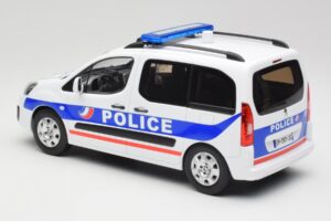 Peugeot Partner Police Blå Norev 1:18 184891 Metal — billede 5 af 6