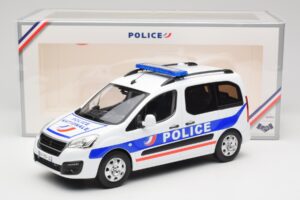 Peugeot Partner Police Blå Norev 1:18 184891 Metal — billede 6 af 6