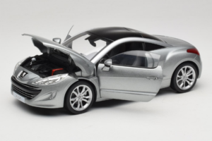Peugeot RCZ Mercury Grey Norev 1:18 184875 Metal — billede 2 af 8