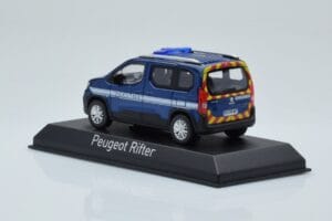 Peugeot Rifter Gendarmerie Otremer Blå Norev 1:43 479064 Metal — billede 3 af 4