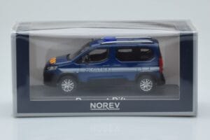 Peugeot Rifter Gendarmerie Otremer Blå Norev 1:43 479064 Metal — billede 4 af 4