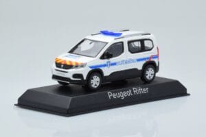Peugeot Rifter Police Municipale Hvid Norev 1:43 479067 Metal — billede 2 af 4