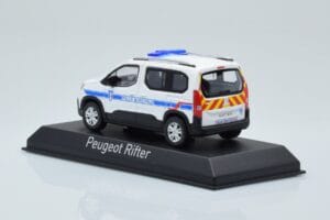 Peugeot Rifter Police Municipale Hvid Norev 1:43 479067 Metal — billede 3 af 4