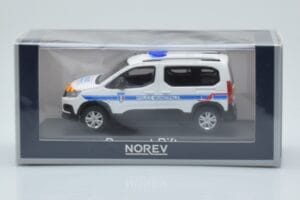Peugeot Rifter Police Municipale Hvid Norev 1:43 479067 Metal — billede 4 af 4