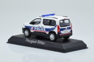 Peugeot Rifter Police Nationale Hvid Norev 1:43 479065 Metal — billede 3 af 4