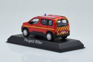 Peugeot Rifter Pompiers Rød Norev 1:43 479069 Metal — billede 3 af 4