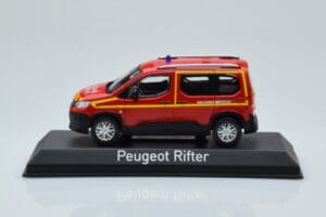 Peugeot Rifter Pompiers Secours Medical Rød Norev 1:43 479070 Metal