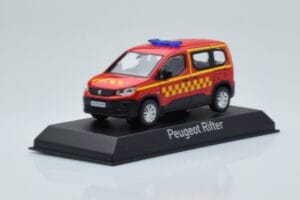 Peugeot Rifter Sapeurs Pompiers Rød Norev 1:43 479071 Metal — billede 2 af 4