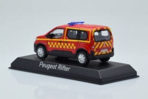 Peugeot Rifter Sapeurs Pompiers Rød Norev 1:43 479071 Metal — billede 3 af 4