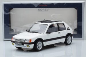 Peugeot 205 GTi 1.6 Hvid Norev 1:18 184849 Metal — billede 8 af 8