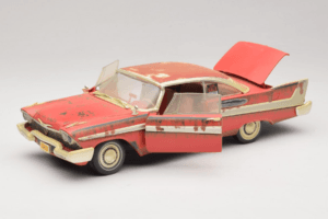 Plymouth Fury Rød Christine Snavset Version Auto World 1:18 AWSS119/06 Metal — billede 2 af 8