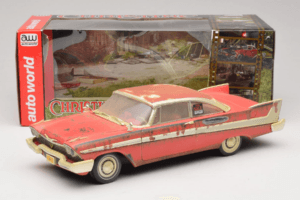 Plymouth Fury Rød Christine Snavset Version Auto World 1:18 AWSS119/06 Metal — billede 8 af 8