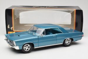 Pontiac GTO Hurst Edition Blå Maisto 1:18 531885 Metal — billede 8 af 8