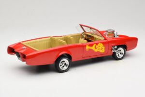 Pontiac GTO Monkeemobile Rød ERTL 1:18 33150 Metal — billede 3 af 8