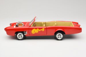 Pontiac GTO Monkeemobile Rød ERTL 1:18 33150 Metal — billede 4 af 8