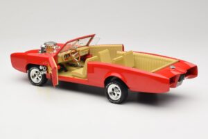 Pontiac GTO Monkeemobile Rød ERTL 1:18 33150 Metal — billede 5 af 8