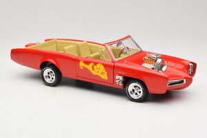 Pontiac GTO Monkeemobile Rød ERTL 1:18 33150 Metal — billede 6 af 8