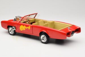 Pontiac GTO Monkeemobile Rød ERTL 1:18 33150 Metal — billede 7 af 8