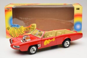 Pontiac GTO Monkeemobile Rød ERTL 1:18 33150 Metal — billede 8 af 8
