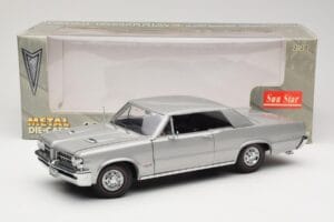 Pontiac GTO Sølv Sun Star 1:18 1821 Metal — billede 8 af 8
