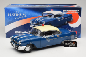 Pontiac Star Chief Politibil Sun Star 1:18 5046 Metal — billede 6 af 6