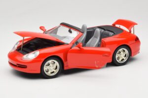 Porsche 911 996 Cabriolet Rød Mira 1:18 06930 Metal — billede 2 af 8