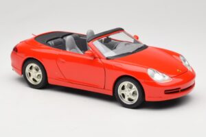 Porsche 911 996 Cabriolet Rød Mira 1:18 06930 Metal — billede 6 af 8