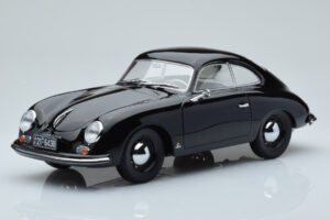 Porsche 356 Sort Norev 1:18 187451 Metal