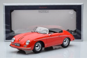 Porsche 356 Speedster Rød Norev 1:18 187461 Metal — billede 6 af 6