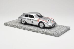 Porsche 356B 1600 GS Carrera GTL Abarth #42 H. Herrmann / H. Linge Targa Florio 1962 Minichamps 1:18 107626842 Resin — billede 4 af 6