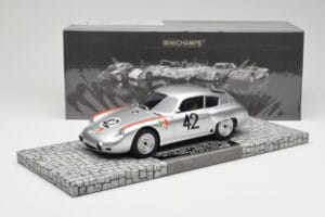 Porsche 356B 1600 GS Carrera GTL Abarth #42 H. Herrmann / H. Linge Targa Florio 1962 Minichamps 1:18 107626842 Resin — billede 6 af 6