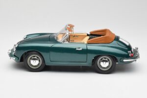 Porsche 356B Cabriolet Grøn Bburago 1:18 3051-M1 Metal — billede 4 af 8