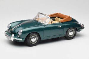 Porsche 356B Cabriolet Grøn Bburago 1:18 3051-M1 Metal