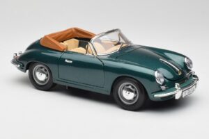 Porsche 356B Cabriolet Grøn Bburago 1:18 3051-M1 Metal — billede 6 af 8