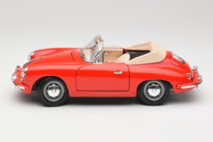 Porsche 356B Cabriolet Rød Tchibo 1:18 45703 Metal — billede 4 af 8