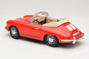 Porsche 356B Cabriolet Rød Tchibo 1:18 45703 Metal — billede 7 af 8