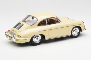 Porsche 356B Carrera 2 Elfenben GT Spirit 1:18 GT010ZM Resin — billede 2 af 6