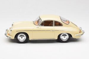 Porsche 356B Carrera 2 Elfenben GT Spirit 1:18 GT010ZM Resin — billede 3 af 6