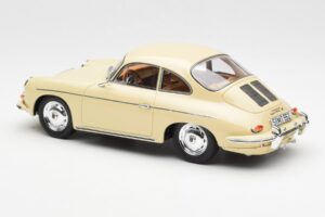 Porsche 356B Carrera 2 Elfenben GT Spirit 1:18 GT010ZM Resin — billede 5 af 6