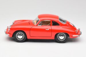 Porsche 356B Rød Bburago 1:18 3021 Metal — billede 4 af 8