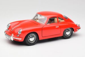 Porsche 356B Rød Bburago 1:18 3021 Metal
