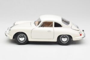 Porsche 356B Hvid Bburago 1:18 3021-M3 Metal — billede 4 af 8