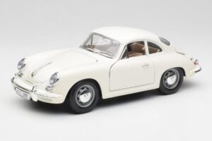 Porsche 356B Hvid Bburago 1:18 3021-M3 Metal